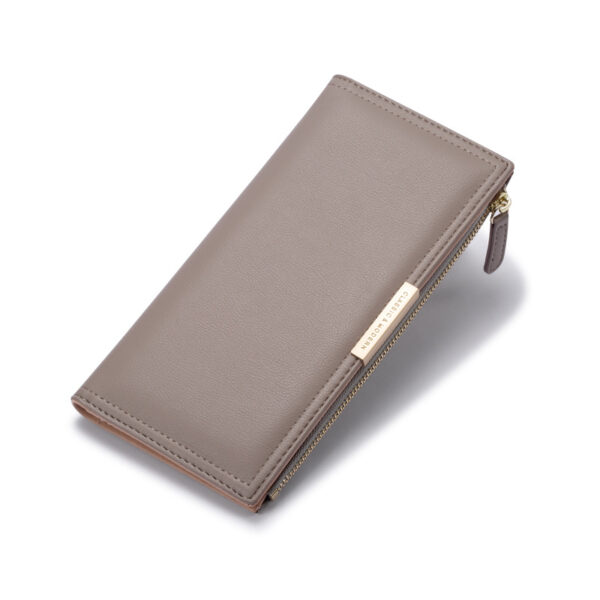 Geldbörsen Und Taschen Mode Einfarbig PU Geldbörse Universal #3930 – Bild 3