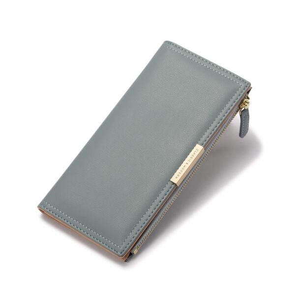Geldbörsen Und Taschen Mode Einfarbig PU Geldbörse Universal #3930 – Bild 4